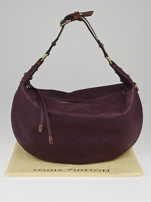 Louis Vuitton Onatah Hobo Mahina Leather GM Purple 1886821