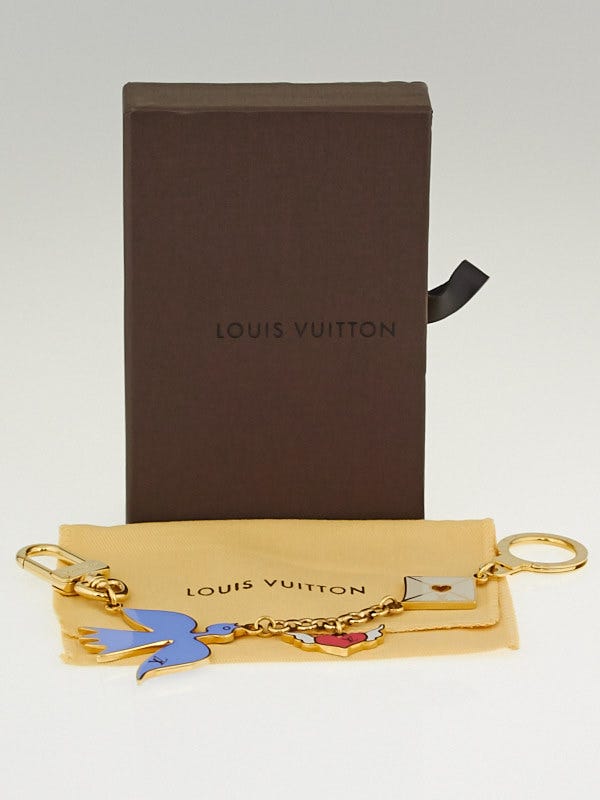 LOUIS VUITTON Monogram Lovely Birds Bag Charm 357399