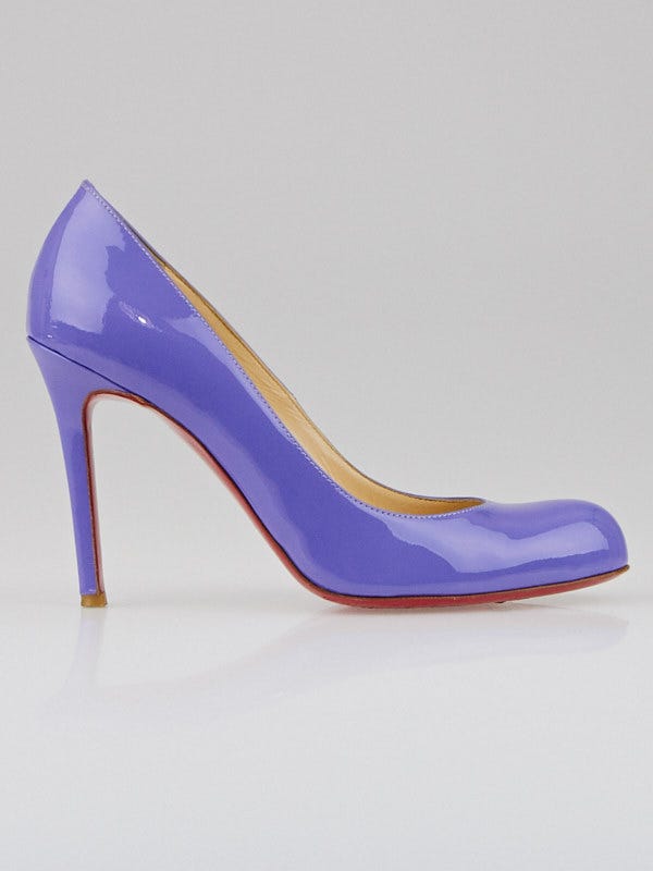 Christian Louboutin Lavender Patent Leather Simple 100 Pumps Christian Louboutin Lavender Patent Leather Simple 100 Pumps