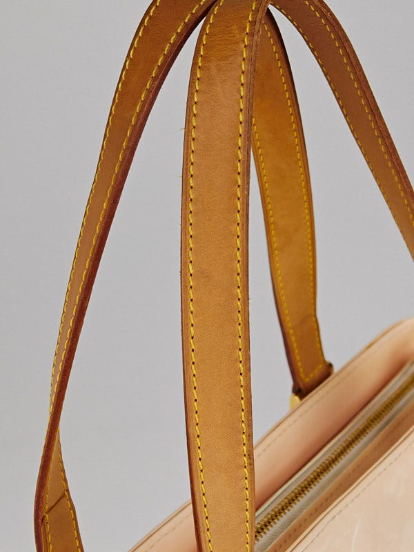 Louis Vuitton Marshmallow Monogram Vernis Houston Bag - Yoogi's Closet