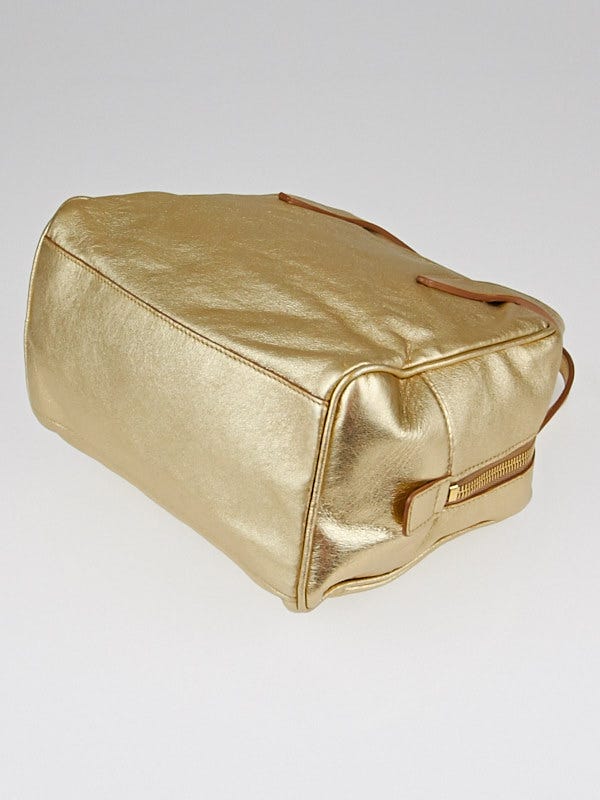 Yves Sainlaurent ゴールド パーティーミニバッグ ナジャ