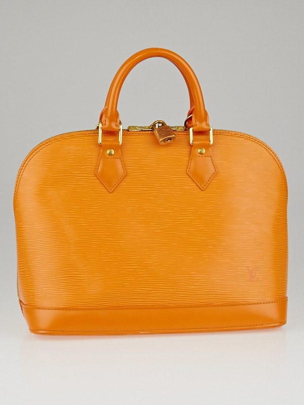Louis Vuitton Mandarin Epi Leather Alma Bag