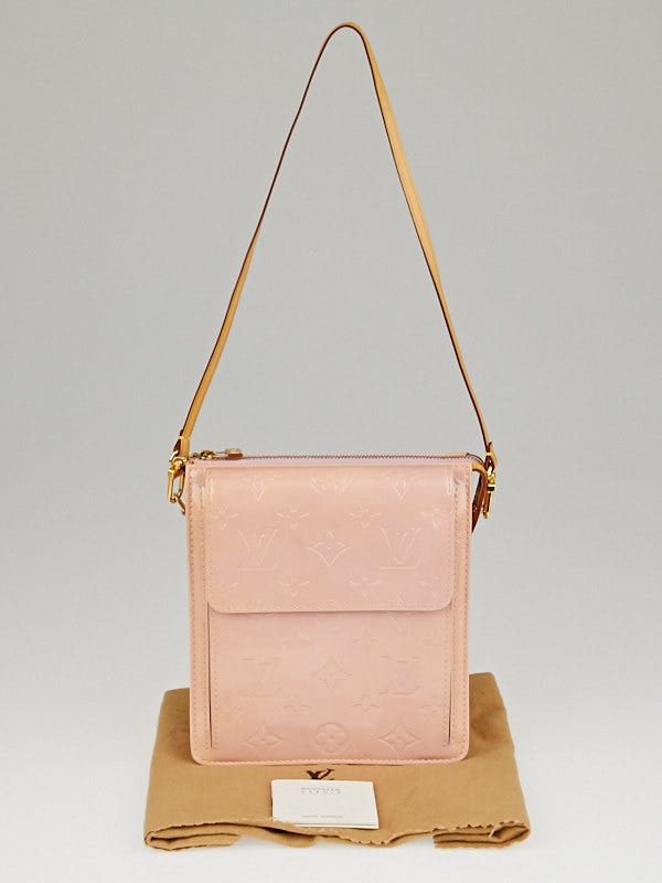Louis Vuitton Baby Pink Monogram Vernis Mott Bag - Yoogi's Closet