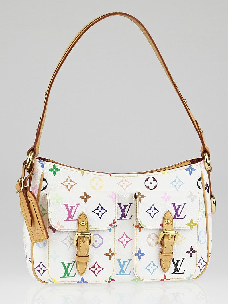 Louis Vuitton Multicolore Monogram Lodge PM - White Shoulder Bags