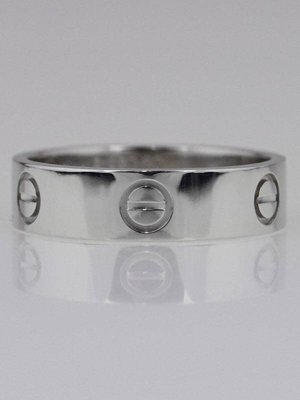 Cartier Platinum LOVE Ring Size 9/60