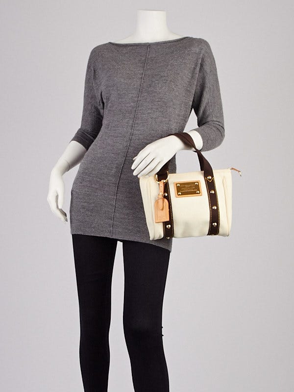 Louis Vuitton Brown Canvas Antigua Cabas PM Bag - Yoogi's Closet