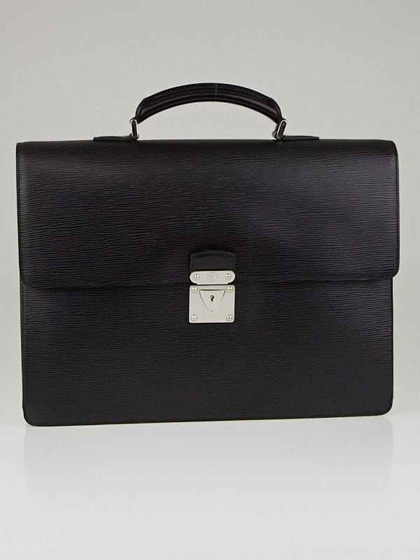 Louis Vuitton Black Epi Leather Robusto 1 Compartment Briefcase