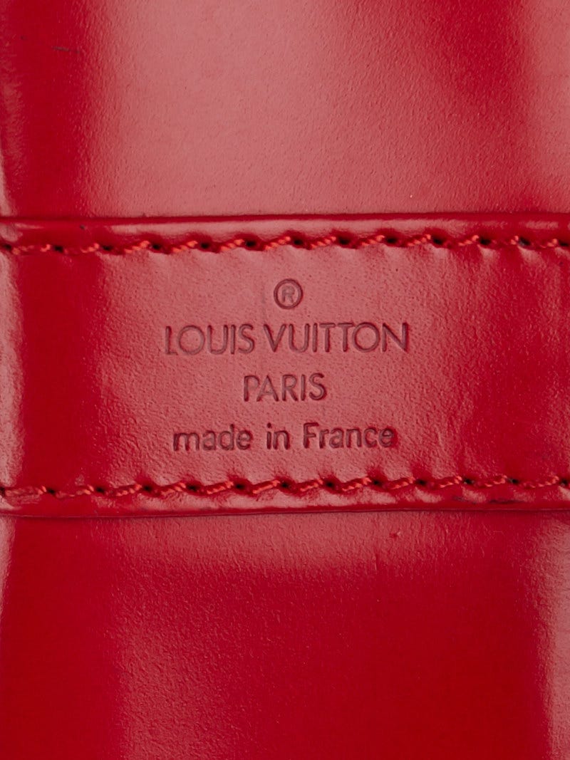 Randonnée leather backpack Louis Vuitton Red in Leather - 26925307