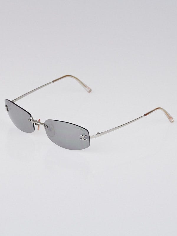 Chanel gradient hot sale tinted rimless sunglasses