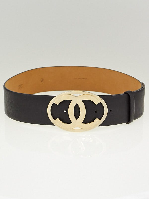 Chanel leather belt coco - Gem