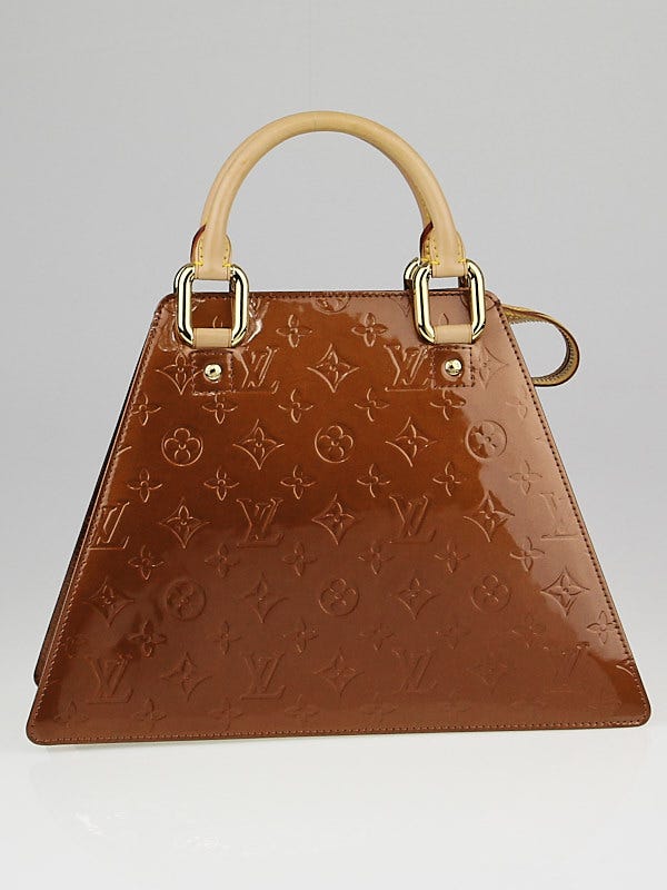 Louis Vuitton Bronze Vernis Leather Forsyth GM Bag. Excellent, Lot #58374