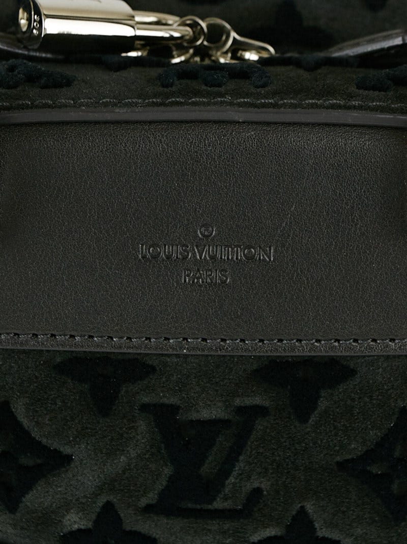 Louis Vuitton Limited Edition Gris Suede Monogram Tuffetage