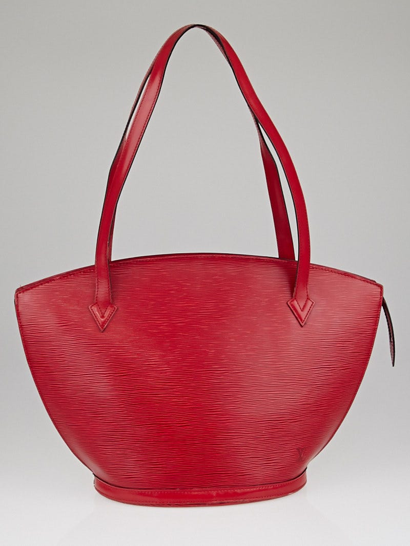 Louis Vuitton Red Epi Leather Saint Jacques GM Bag - Yoogi's Closet