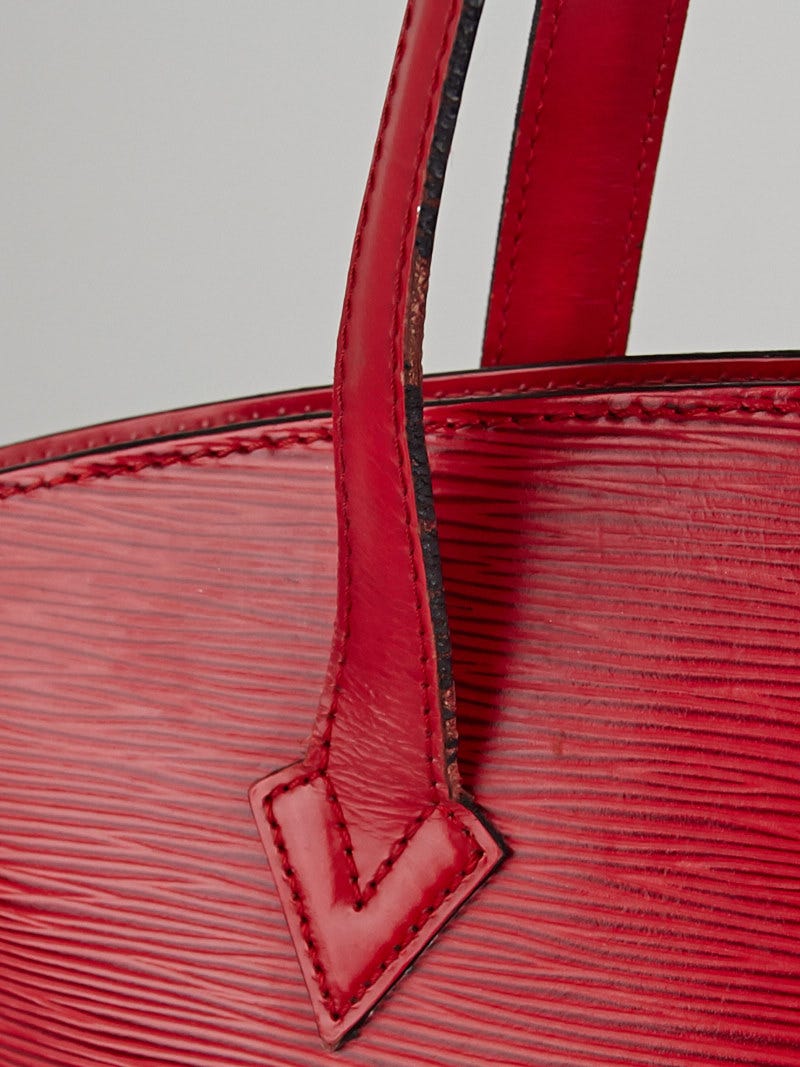 Louis Vuitton Women Red Epi St-Jacques Long Handle Tote One Size