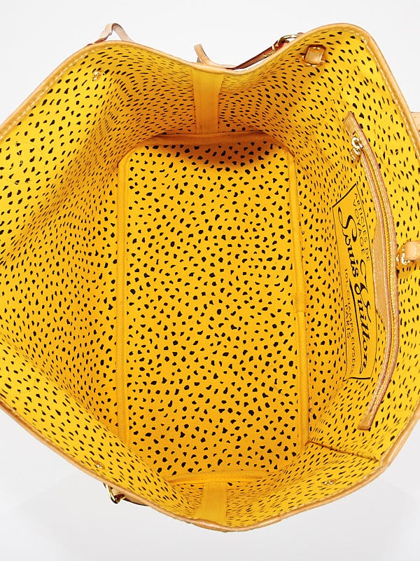 Louis Vuitton Limited Edition Yayoi Kusama Yellow Monogram Waves Neverfull  MM Bag - Yoogi's Closet