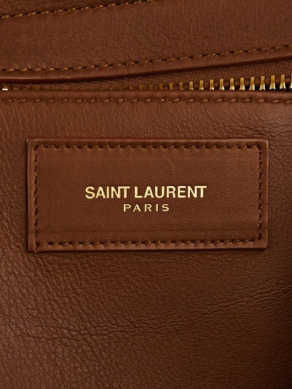 YSL Saint Laurent Classic Small Y Cabas Bag Nude Powder