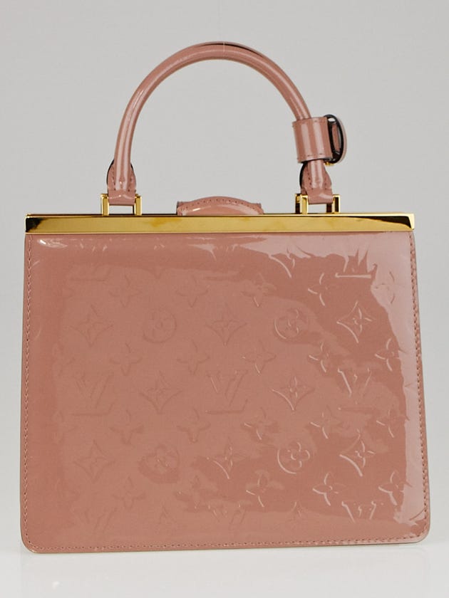 Louis Vuitton Rose Velours Monogram Vernis Deesse PM Bag