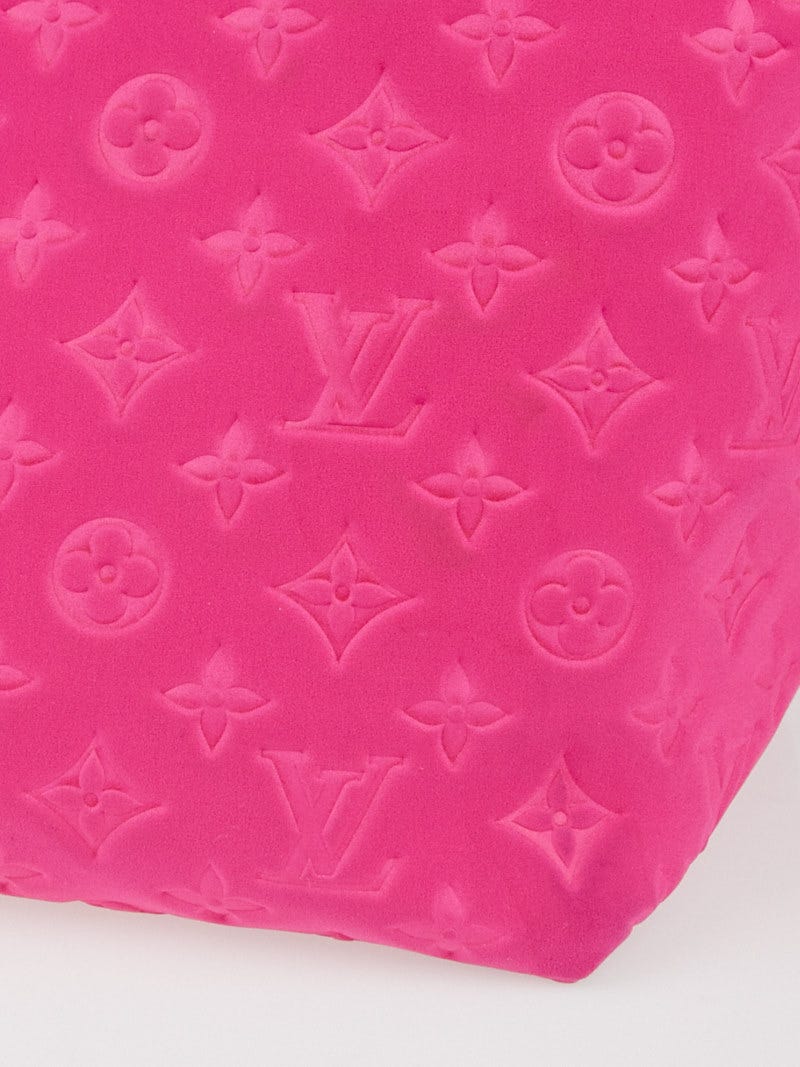 Louis Vuitton Large Pink Neopene Monogram Scuba Neverfull MM tote 862409