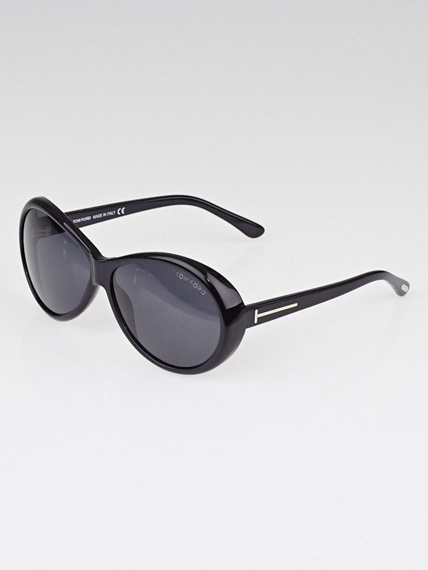 Tom Ford Black Frame Geraldine Sunglasses- TF202 | Yoogi's Closet