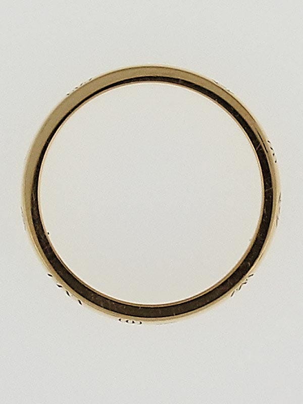 Cartier 18k Pink Gold Happy Birthday Ring Size 5.25/50