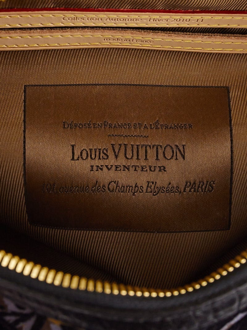 Louis Vuitton Limited Edition Fleur de Jais Carrousel Bag - LabelCentric