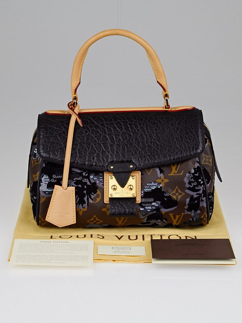 Louis Vuitton Vintage - Fleur de Jais Carrousel Bag - Black Brown