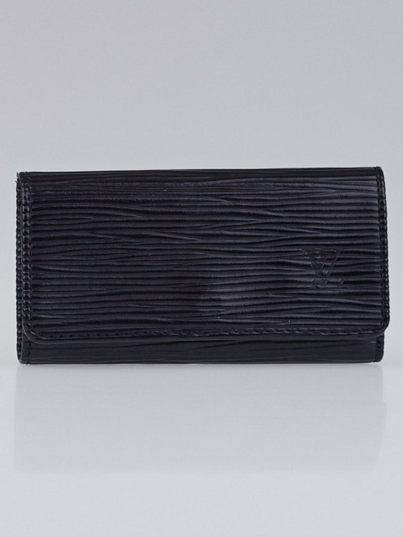 Louis Vuitton Black Epi Leather Key Chain Wallet