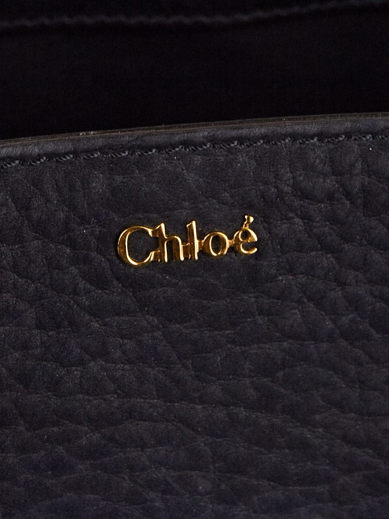 Chloe Black Brushed Leather Darla Shoulder Bag | Yoogi's Closet