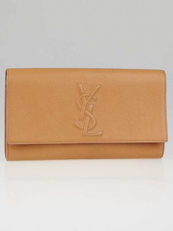 Ysl clutch sale bag beige