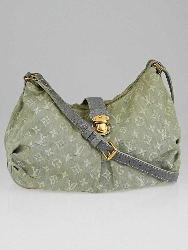 Louis Vuitton Gray Denim Shoulder Bag