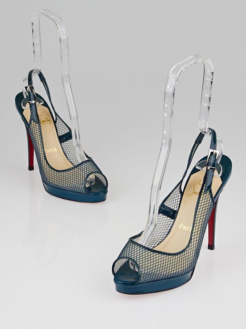 Louis Vuitton, Shoes, Christian Louboutin Fishnet Opentoe Authentic