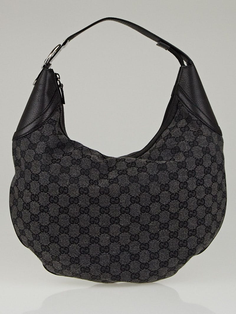 Gucci GG Canvas Clasp Hobo Bag