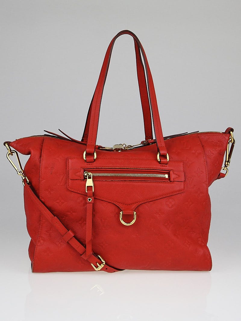 Louis Vuitton Lumineuse GM red bag