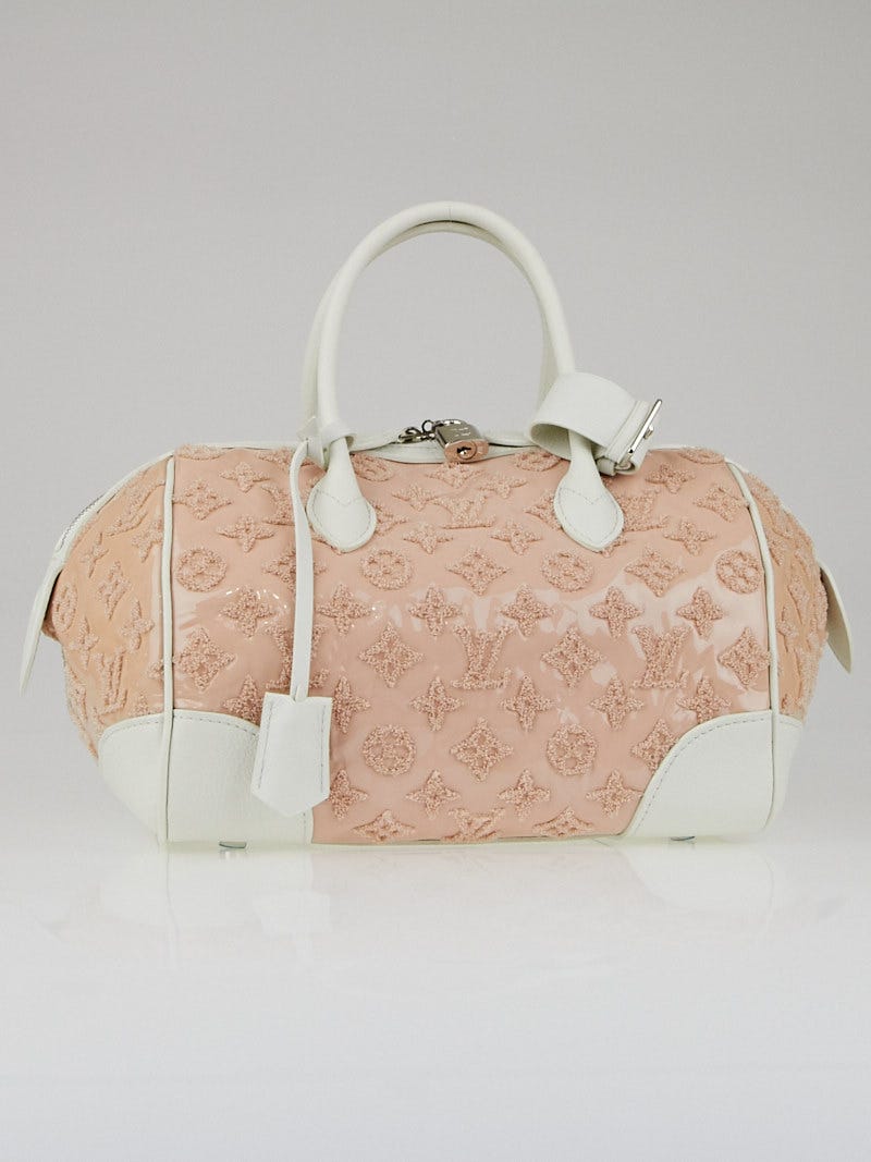 Louis Vuitton Limited Edition Rose Monogram Bouclettes Speedy Round Bag -  Yoogi's Closet