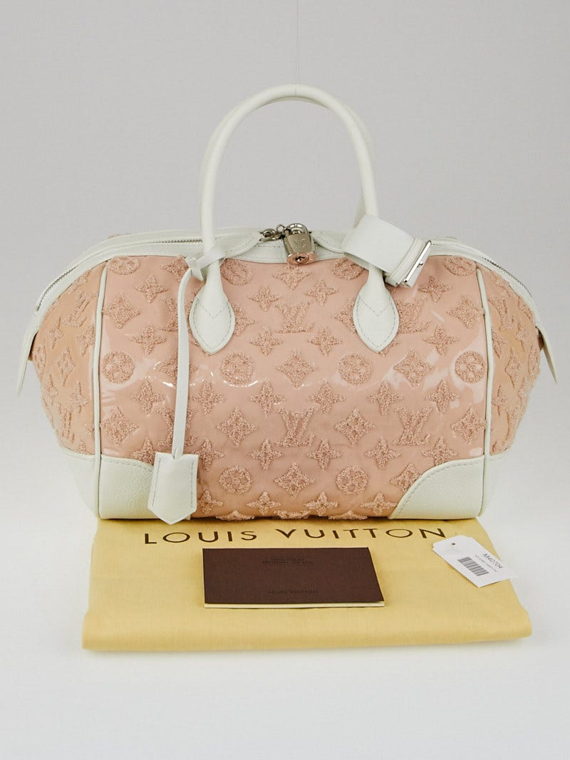 Louis Vuitton Green, Pattern Print Bouclettes Speedy Round Bag