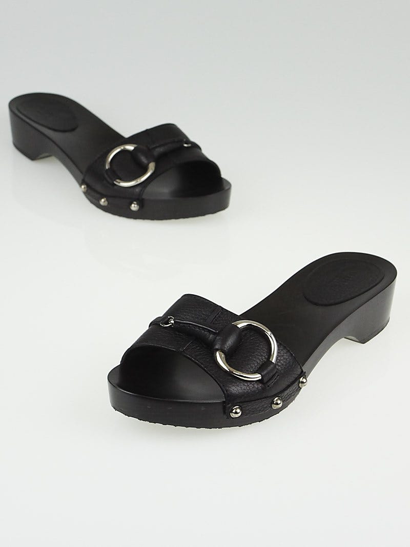 gucci wooden sandals