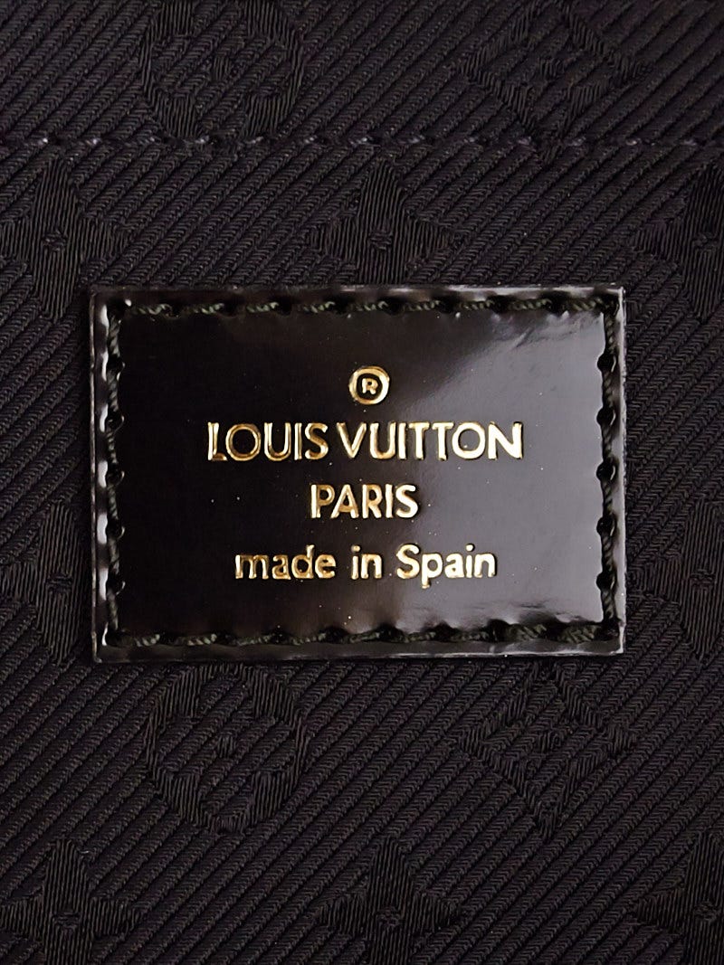 LOUIS VUITTON Grey Suede Havane Stamped Trunk GM Bag Limited