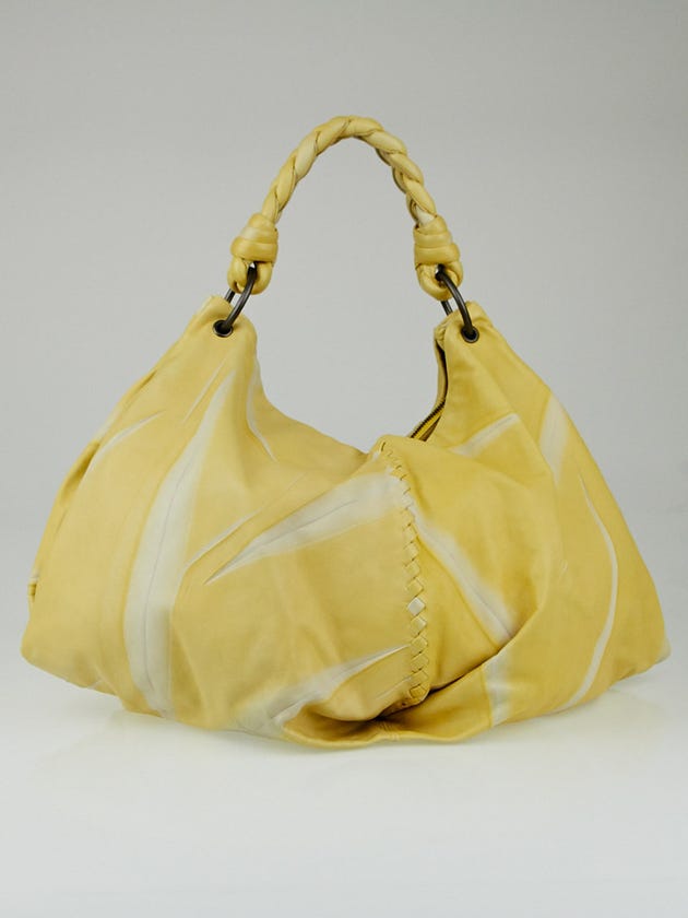 Bottega Veneta Yellow Tie-Dye Superlight Aquilone Fortune Cookie Bag