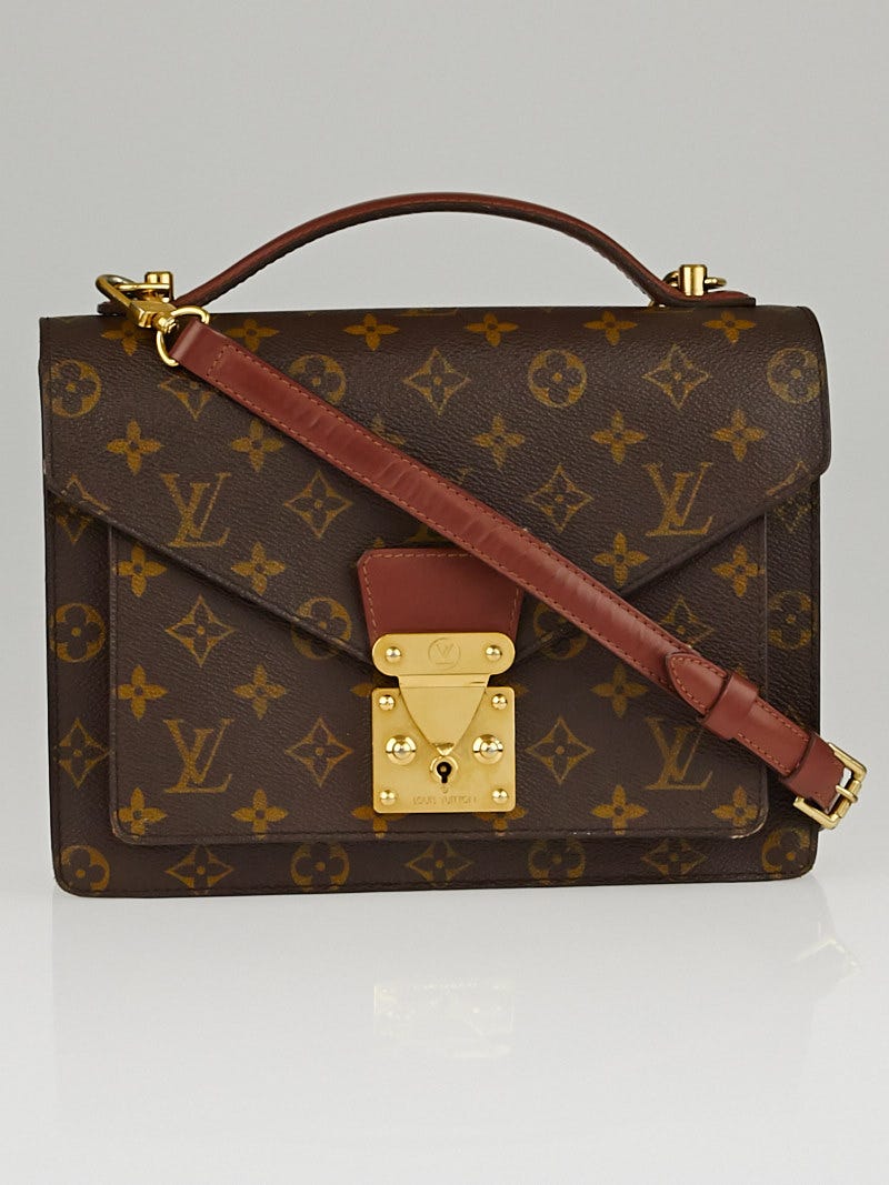 Louis Vuitton, Bags, Authentic Louis Vuitton Monogram Canvas Monceau 26