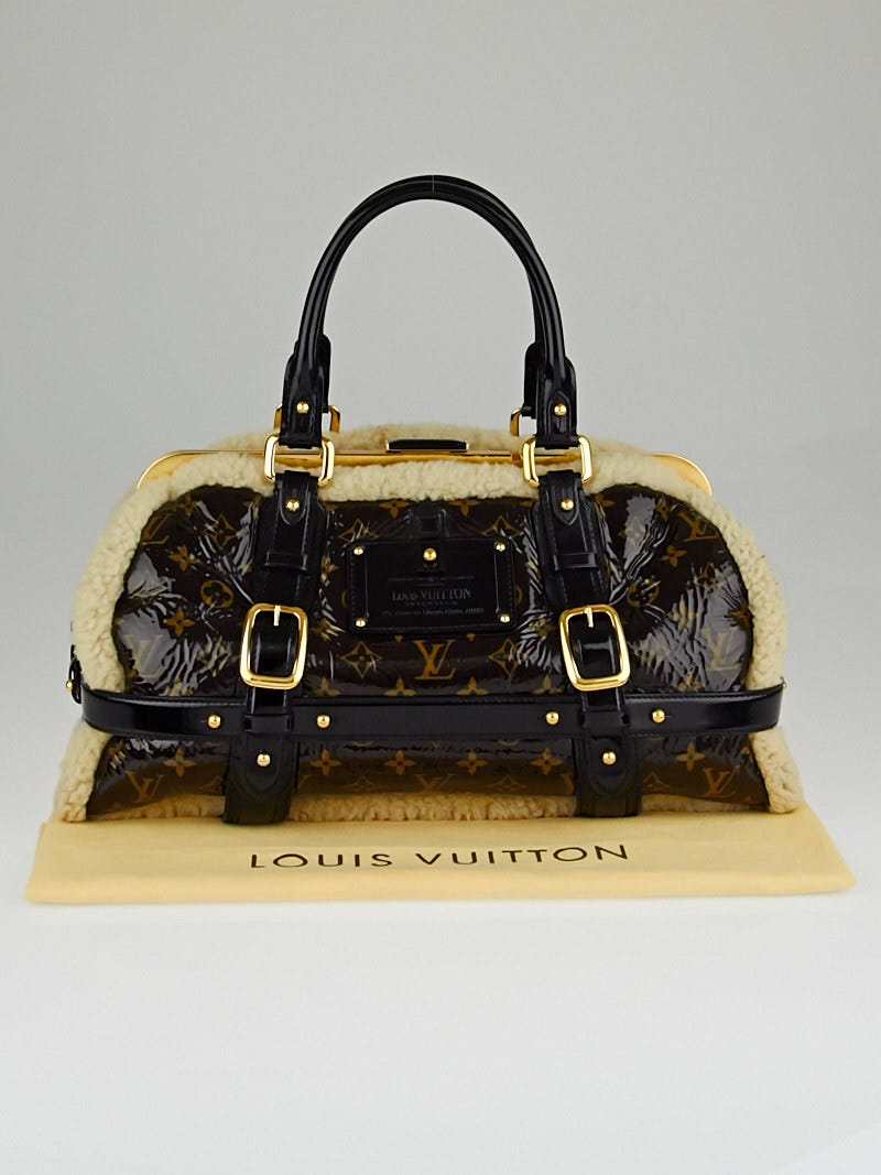 Louis Vuitton Limited Edition Monogram Shearling Storm Bag - Yoogi's Closet