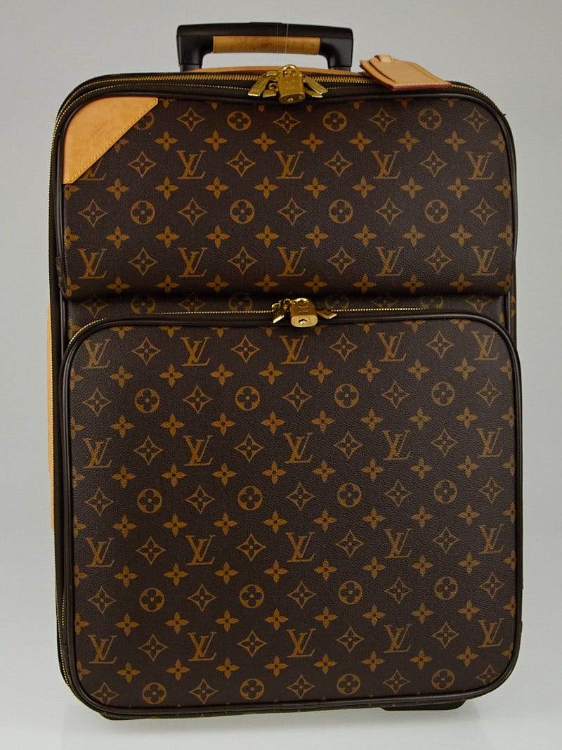 Louis Vuitton Suitcase Pegase Business NM Monogram 55 Brown in