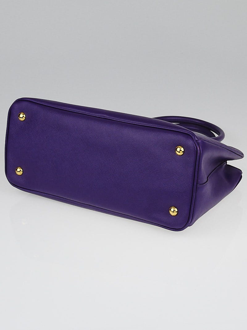 Prada Viola Saffiano Lux Leather Small Tote Bag BN1874 Prada Viola Saffiano Lux Leather Small Tote Bag BN1874