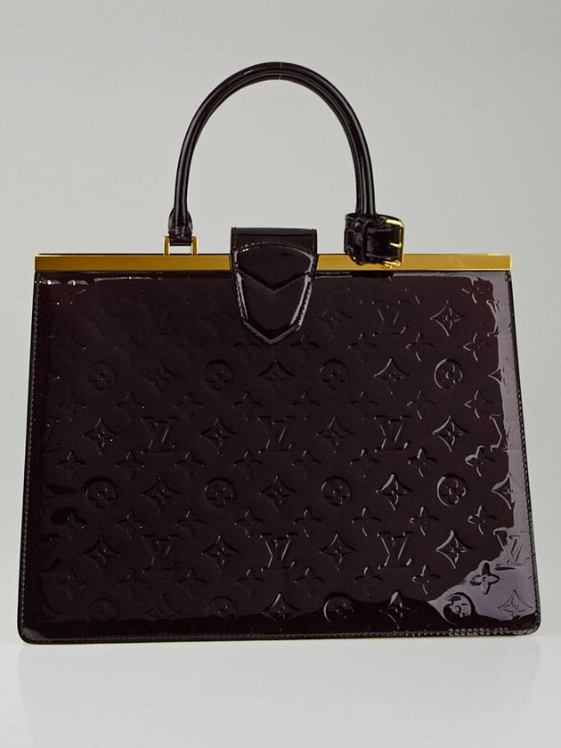 Louis Vuitton Amarante Monogram Vernis Deesse GM Bag