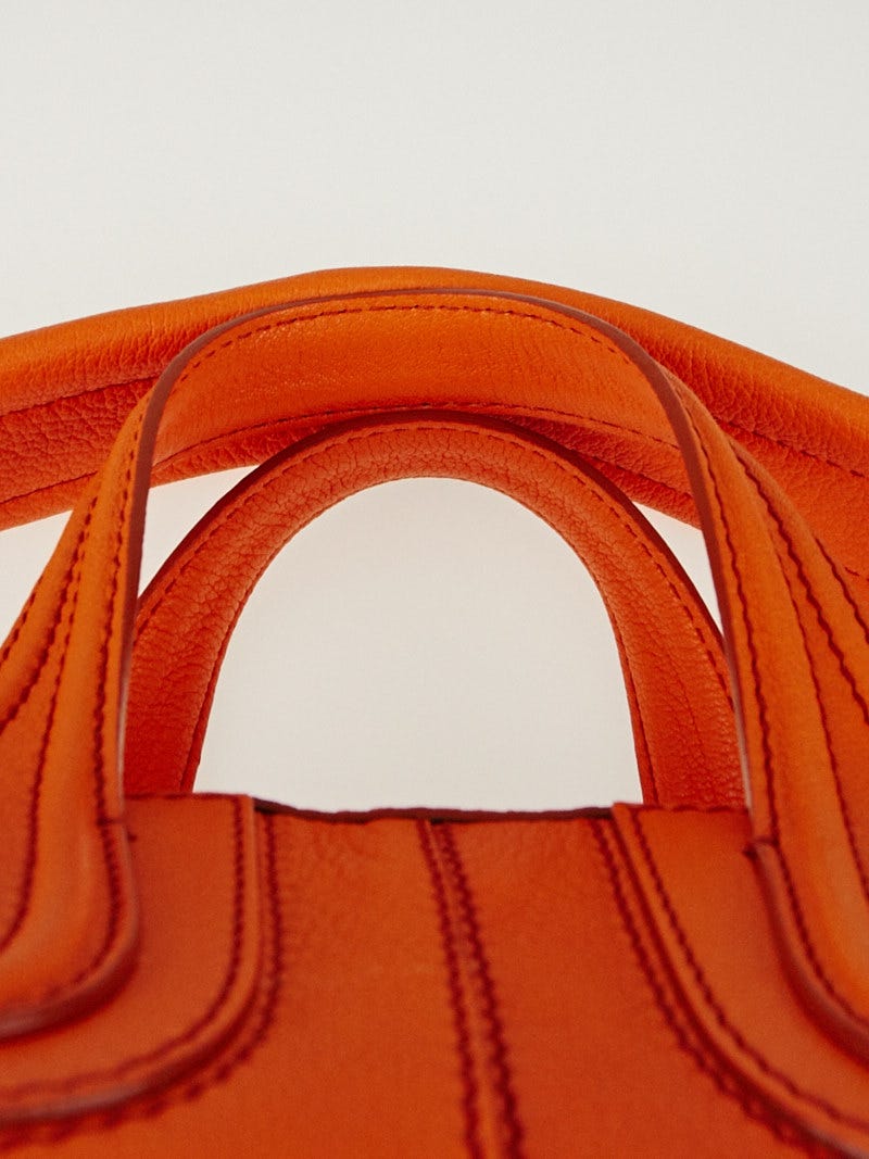 Givenchy Orange Sugar Goatskin Leather Medium Nightingale Givenchy Orange Sugar Goatskin Leather Medium Nightingale