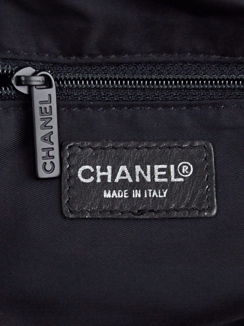 Chanel Black CC Nylon Travel Line Small Duffel Bag - Yoogi's Closet