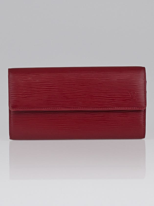 Louis Vuitton Rubis Epi Leather Sarah Wallet