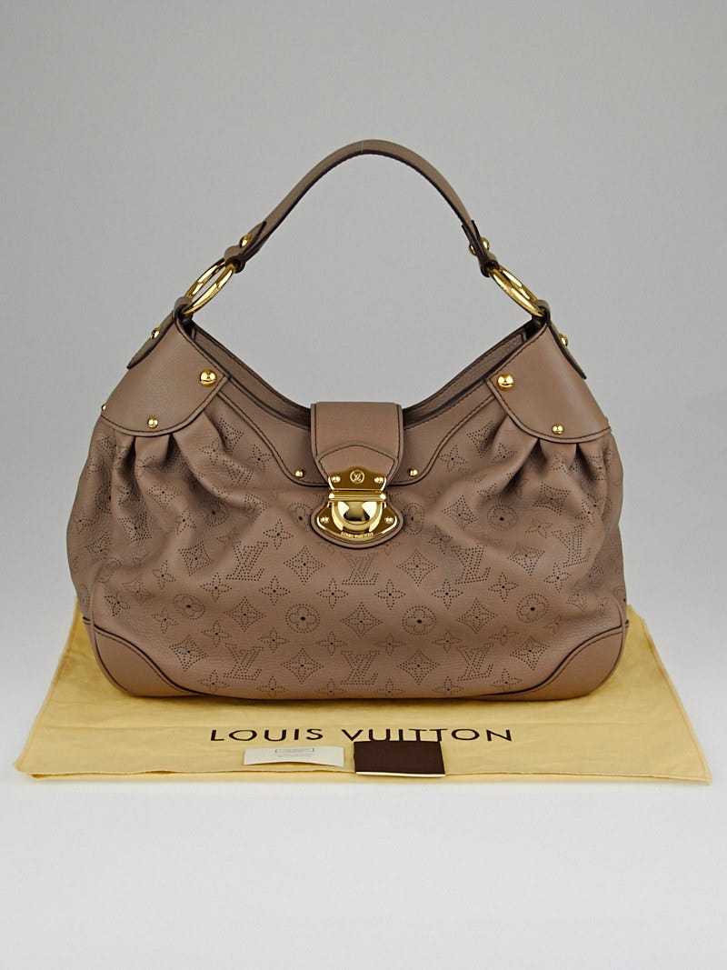 Louis Vuitton White Mahina Leather Solar PM Bag - Yoogi's Closet