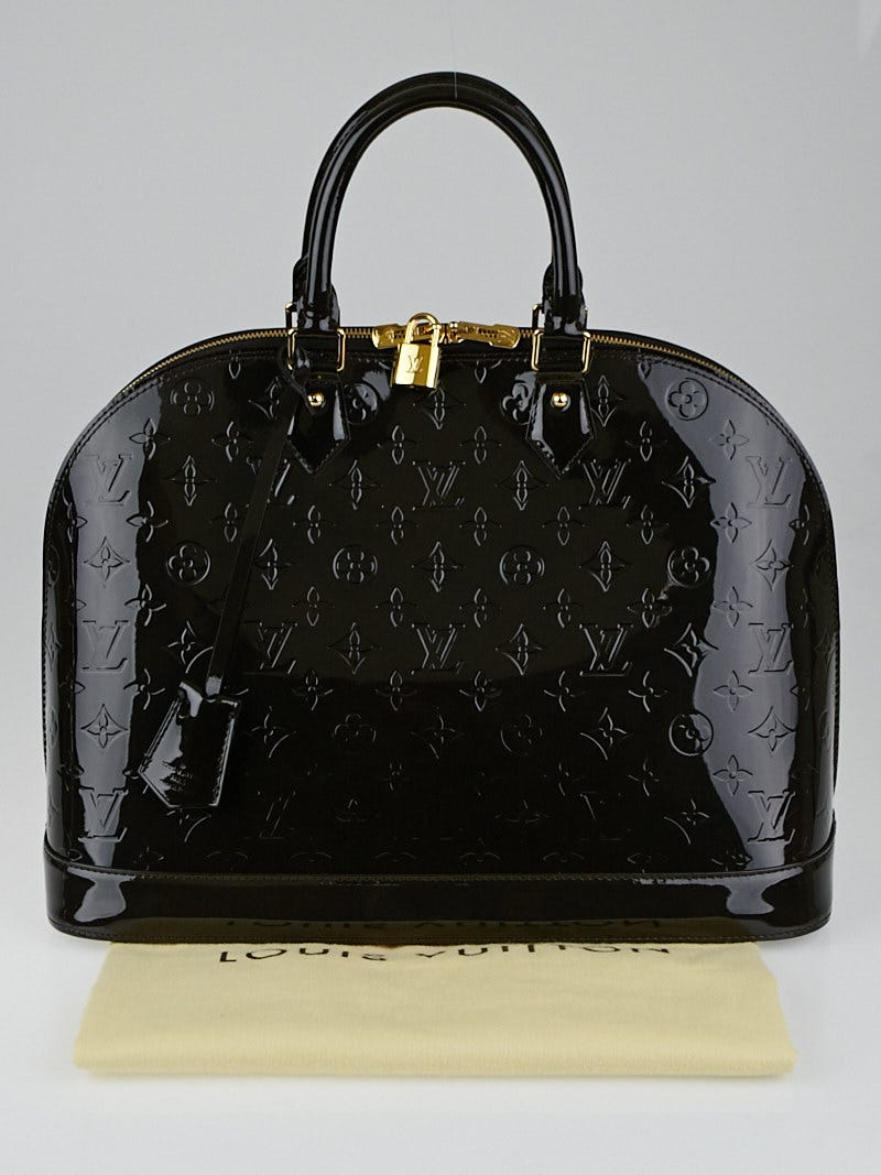 Louis Vuitton Terre d'Ombre Monogram Vernis Alma GM Bag - Yoogi's