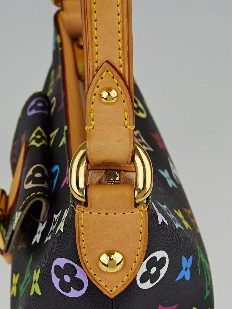 Louis+Vuitton+Eliza+Shoulder+Bag+Black+Brown+Canvas+Leather+Murakami+Multicolore+Monogram  for sale online