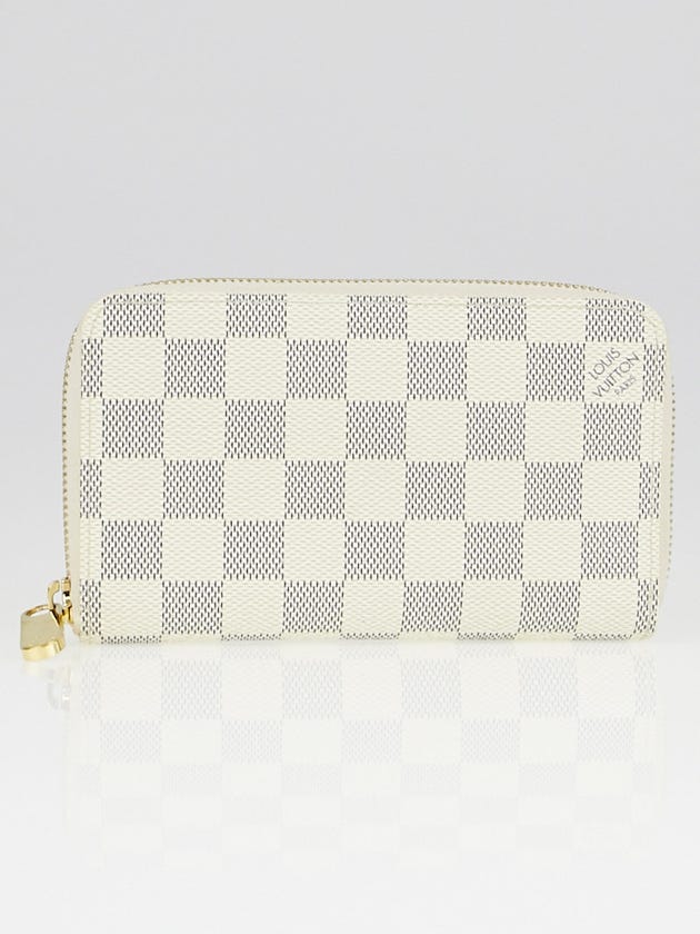 Louis Vuitton Damier Azur Canvas Compact Zippy Wallet